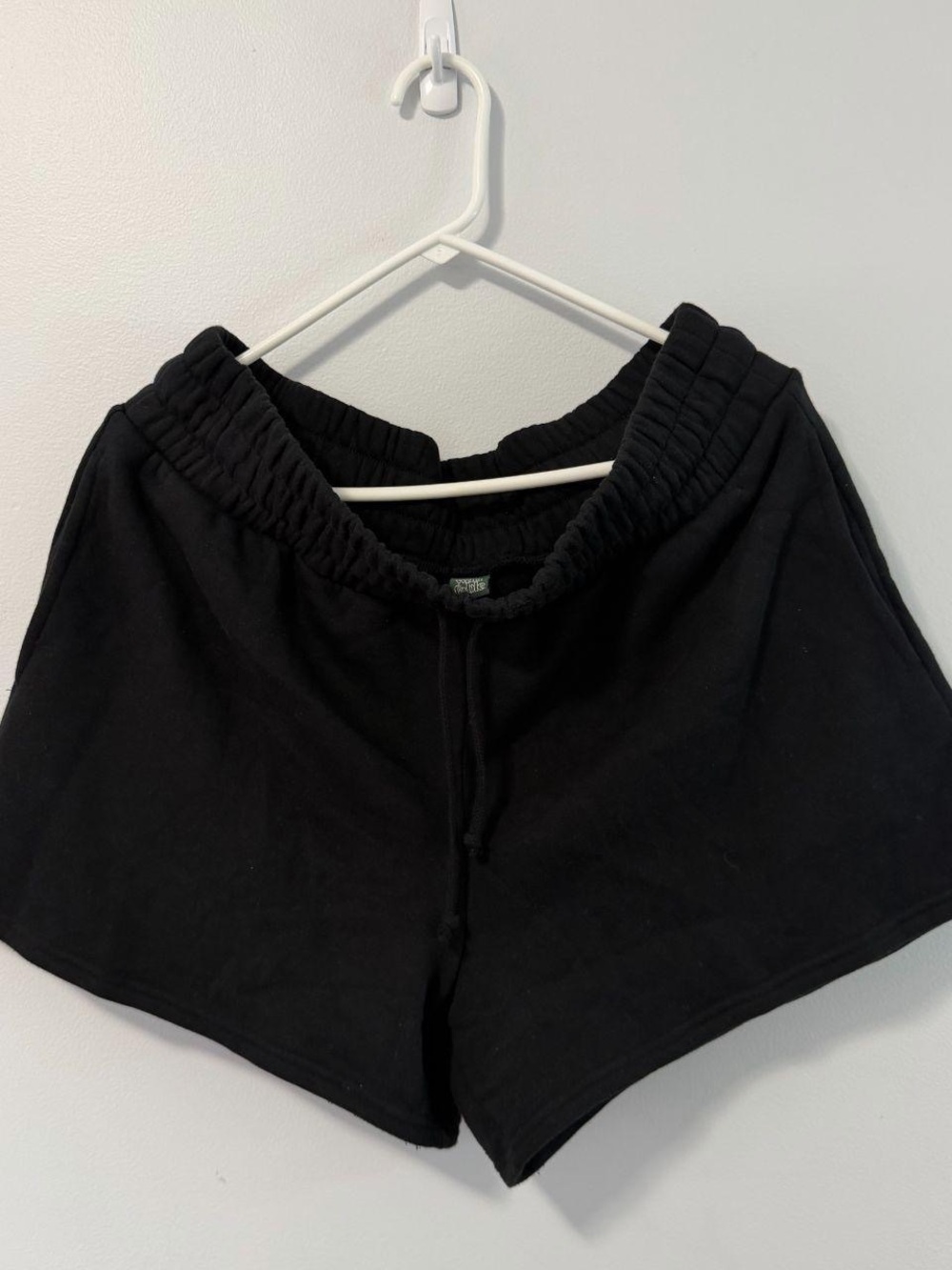 Black Women's Elastic Waist Shorts - Casual Everyday